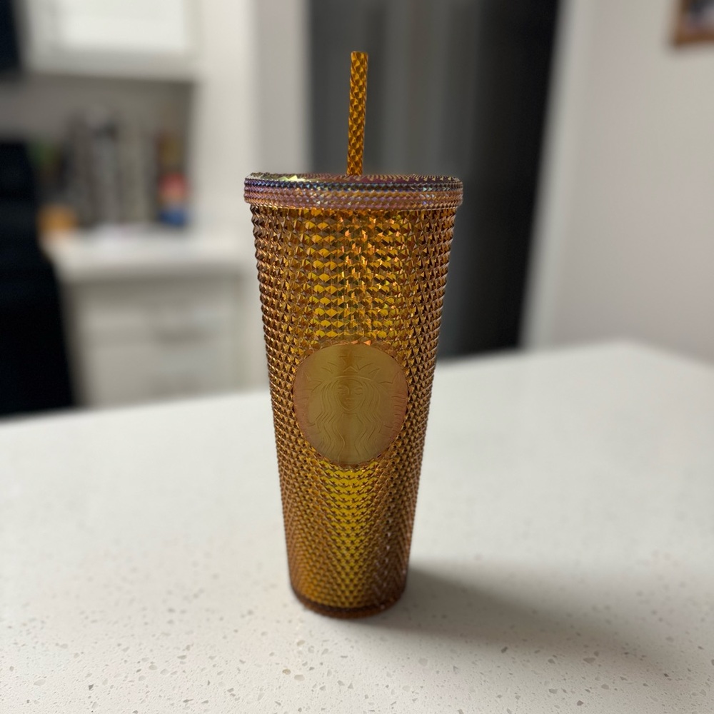 Starbucks Limited Edition Venti, Orange Phoenix Iridescent Tumbler 24 Ounces